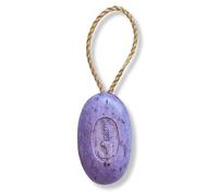 Eco Bath London Lavender Soap on a Rope, Luxury Eco-Friendly Natural Lavender Soap, 220g