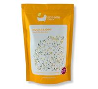Eco Bath London Muscle & Joint Epsom Salt Bath Soak - Pouch 1kg, Magnesium Bath Salts Infused with Lemongrass, Peppermint, Eucalyptus, and Black Pepper Essential Oils,Bath Salt for Recovery