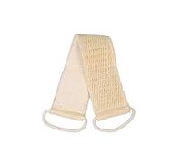 Eco Bath London Natural Bamboo and Cotton Back Strap - 100% Natural Exfoliating Back Scrubber with Handles for Smooth and Radiant Skin, Eco-Friendly Bath Strap for Back