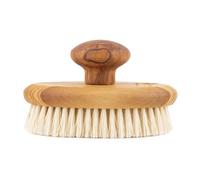 Eco Bath London Natural Sisal Olive Wood Hand Body Brush - Luxury Body Brush for Dry Brushing and Exfoliation, Premium Olive Wood Sisal Brush for for Remove Dead Skin Toxins Cellulite