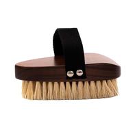 Eco Bath London Natural Sisal Walnut Hand Brush - Luxury Body Brush for Dry Brushing and Exfoliation, Durable Walnut Wood and Sisal Brush for Remove Dead Skin Toxins Cellulite