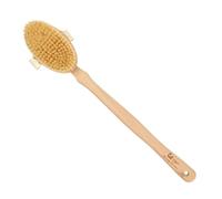 Eco Bath London Natural Soft Bristle Body Brush with Detachable Handle - Gentle Dry Brushing Body Brush for Exfoliation, Cellulite Treatment, and Lymphatic Improvement