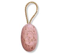 Eco Bath London Rose Soap on a Rope 220g - Luxurious and Eco Friendly Body Wash Bar with Shea Butter, Natural Shower Gel Bar for Smooth and Hydrated Skin