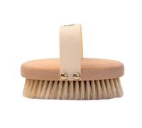 Eco Bath London Soft Bristle Hand Brush - Dry Brushing Body Brush for Exfoliation and Improved Circulation, Natural Bristle Body Scrubber