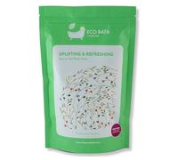 Eco Bath London Uplifting and Refreshing Epsom Salt Bath Soak - Pouch 1kg, Magnesium Bath Salt Infused with Frankincense and Mandarin Essential Oils, Epsom Bath Salts for Refreshing