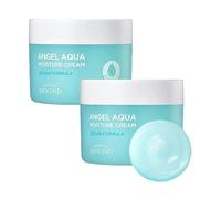 ECO BEYOND Angel Aqua Soothing Cream Gift Set (2 Pack) - Hydrating & Moisturizing Gel for Dry Skin with Wild Chervil & Cica (300ml/10.14 Fl Oz) by LG Beauty