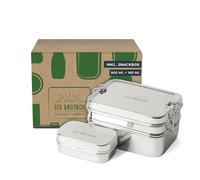 ECO Brotbox | Dabba Magic | two layer lunchbox + snack box made of stainless steel | 900 ml