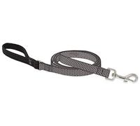 Eco by Lupine 3/4-Inch Recycled fibre Padded Handle Leash 4-feet for Small Dogs (Granite)