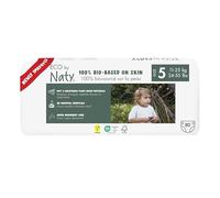 Eco by Naty Eco-Friendly Baby Nappies - 100% Plant-Based Materials on Skin, Soft, for Sensitive Skin & Super Absorbent (Size 5, 80 Count)