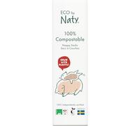 Eco by Naty Ecological Disposable Bags - Baby Nappy Sacks, 100% Compostable and Biodegradable (Pack of 50 pieces)
