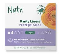 Eco by Naty Individually Wrapped Panty Liners - Large - Pack of 28