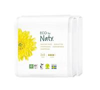 Eco by Naty Sanitary Pads Super - Plantbased and Absorbent for Women, Organic Cotton Menstrual Product, Better For Feminine Health (2 x 5 Count)