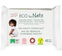 Eco by Naty Unscented Flushable Wipes - Pack of 42