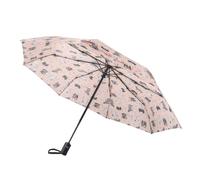 ECO CHIC Automatic Umbrella Windproof Strong Compact Folding Travel Umbrella (Sheep Realism Beige)