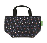 ECO CHIC Lightweight Foldable Insulated Lunch Bag Water Resistant Cooler Bag (Yachts Navy)