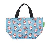 ECO CHIC Lightweight Foldable Insulated Lunch Bag Water Resistant Cooler Bag (Robins Teal)