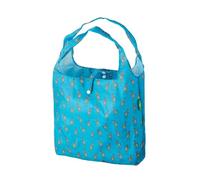 ECO CHIC Lightweight Foldable Reusable Shopping Bag Water Resistant Tote Bag (Deer Blue)