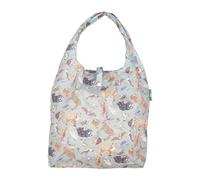ECO CHIC Lightweight Foldable Reusable Shopping Bag Water Resistant Tote Bag (Woodland Olive)
