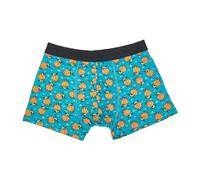 ECO CHIC Men's Bamboo Boxers Breathable Hot and Cold Weather Underwear (Highland Cow Green, L)