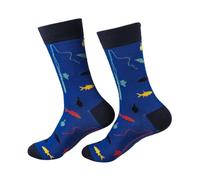 Eco Chic Mens Bamboo Socks Breathable Hot and Cold Weather UK 6-11 Single Pair (Fishing Navy)