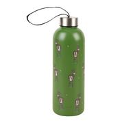 Eco Chic Reusable Thermal Bottle Stainless Steel Leakproof Insulated Water Bottle (Deer Green)