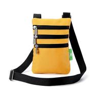 ECO CHIC Water Resistant Recycled Canvas Crossbody Phone Bag (Sunflower)