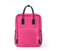 ECO CHIC Waterproof Recycled Canvas Twin Handle Backpack (Fuchsia)