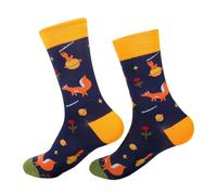 ECO CHIC Womens Bamboo Socks Breathable Hot and Cold Weather UK 4-8 Single Pair (Fox Orange)