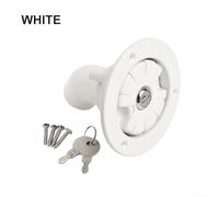 Eco Conscious Water Inlet Filler Cap for RV Trailer Designed with Functionality (white)