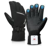 Eco-daily Men's Winter Ski Gloves -15F Thermal Waterproof 3M Thinsulate