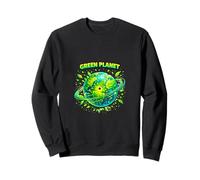 Eco Earth Nature Leaves Planet Sustainability Design Sweatshirt
