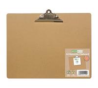 eco-eco A3 Landscape Masonite Strong Clipboard with Heavy Duty Metal Clip, eco120