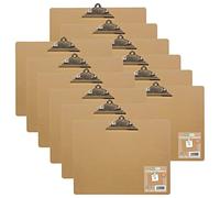 eco-eco A3 Landscape Masonite Strong Clipboard with Heavy Duty Metal Clip, eco120x12