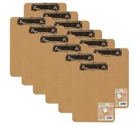 eco-eco A5 Masonite Strong Clipboard with Low Profile Metal Clip, eco118x12