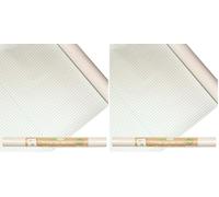 eco-eco Translucent Self Adhesive Paper Book Cover Film Roll 33cmx3m (Pack of 2)