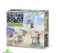 4m 3 In 1 Science Mini Solar Robot Figure Clear Kids