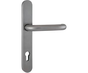 ECO EPN900RR Escape Door Semi-Fitting Door Handle (Handle Set) on Long Plate PZ92, Door Handle as Opposite Side for Bar Handles (Pressure Rod) Stainless Steel