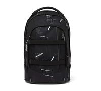 Satch Pack from 5th class ergonomic 30L storage space stable organisational talent, Ninja Matrix - Black, standard size, School bag set