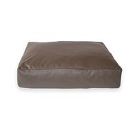 Eco - Faux Course Leather Slumber Pet Cushion. Heavy Duty Slumber Bed. Luxury Dog Mattress 8" Deep (Medium 36" x 26" 8" Deep)