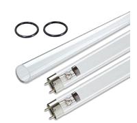 eco-filtration 30 Watt Bulb and Quartz Bundle Philips (2 x Bulbs - 1 x Quartz- 2 x O Rings)