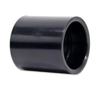 eco-filtration 50mm/2″ Solvent Weld Straight Connector - Durable Pipe Fitting for Rigid Pipework - Ideal for Ponds, Gardens, Water Features & Drainage