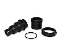 Eco-Filtration 50mm Removable Stepped Tail Hose Connector | 2″/56mm Rigid Pond Pipe to Flexible Pond Hose Adapter, 4 Step Sizes 30,40,50mm | Coupling with O-Ring Seal for Solvent Weld Waste Pipe
