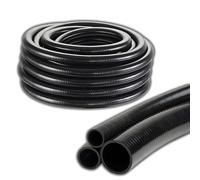 eco-filtration Black Heavy Duty Waste Flexible Pond Hose 32mm (1.25″ ID) | Durable Anti-Kink Pond & Waste Hose for Pumps and Filtration Systems