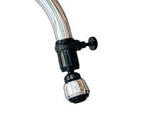 Eco-flow Tucana Tap Adapter| Two Function Tap Aerator/Shower Flow with 360 Rotation | Water Saving, Fits in Mins | for 20mm to 23mm ø Taps | Not Suitable for Quooker Style Boiling Taps | Italian Made