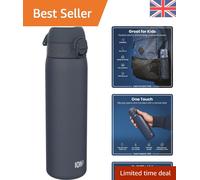 Eco-Friendly 600ml Reusable Steel Bottle - Ideal for Travel & Sports - Ash Navy