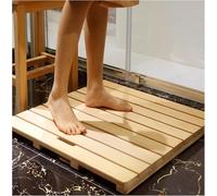 Eco-Friendly Bamboo Bath Mat - Non-Slip Wooden Shower Rug for Bathroom Sauna & Jacuzzi Customizable 30x60 cm Stylish & Durable Design for Modern Homes