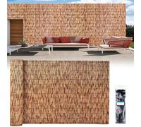 Eco-Friendly Bamboo Fencing 60cm - 140cm, Durable UV Resistant Garden Divider, Natural Bamboo for Outdoor Aesthetics and Enhanced Protection