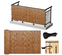 Eco-Friendly Bamboo Fencing 90x800cm - Natural Outdoor Garden Divider, Durable Privacy Screen for Backyard, Sustainable Landscape Solution, Stylish Garden Décor