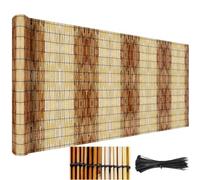 Eco-Friendly Bamboo, Natural Room Divider 30x300cm, 120x500cm, 70x700cm for Garden, Patio, Balcony, Pool - Two Color Options Available