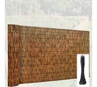 Eco-Friendly Bamboo Privacy Fence Roll - Outdoor Backyard Patio Screen Natural Garden DecorFencing Solution for Privacy and Aesthetics